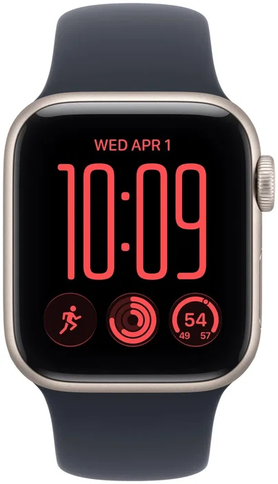 Apple Watch SE 3 GPS + Cellular 40mm Starlight Aluminium Case | Sand Sport Band - M/L