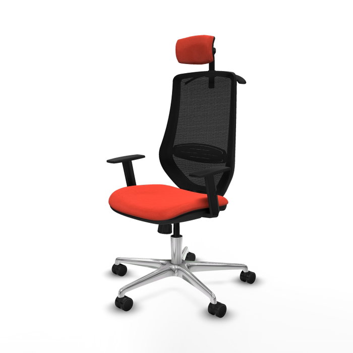 PIQUERAS Y CRESPO Silla de oficina Mardos con mecanismo Sincro, Naranja oscuro y Negro PIQUERAS Y CRESPO Silla de oficina Mardos con mecanismo Sincro, Naranja oscuro y Negro