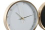DKD Home Decor Reloj de Pared de Aluminio Golden Chic Surtido de 2 Unidades