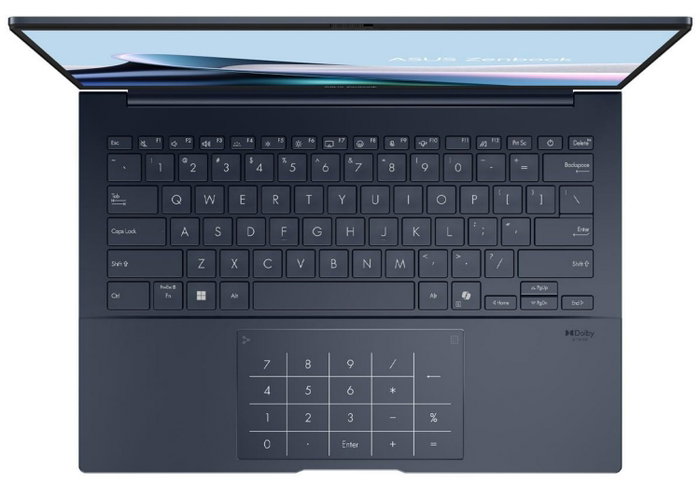 ASUS ZenBook 14 OLED UX3405CA-SU1499W, Intel Core Ultra 9 285H, 16GB, 512GB, 14 pulg 3K, Ponder Blue