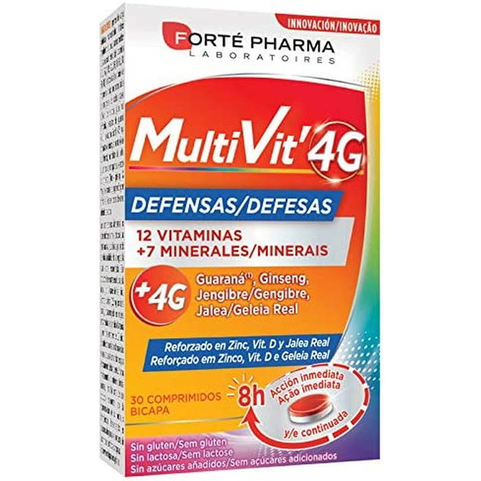Forté Pharma MULTIVIT 4G defensas 30 comprimidos