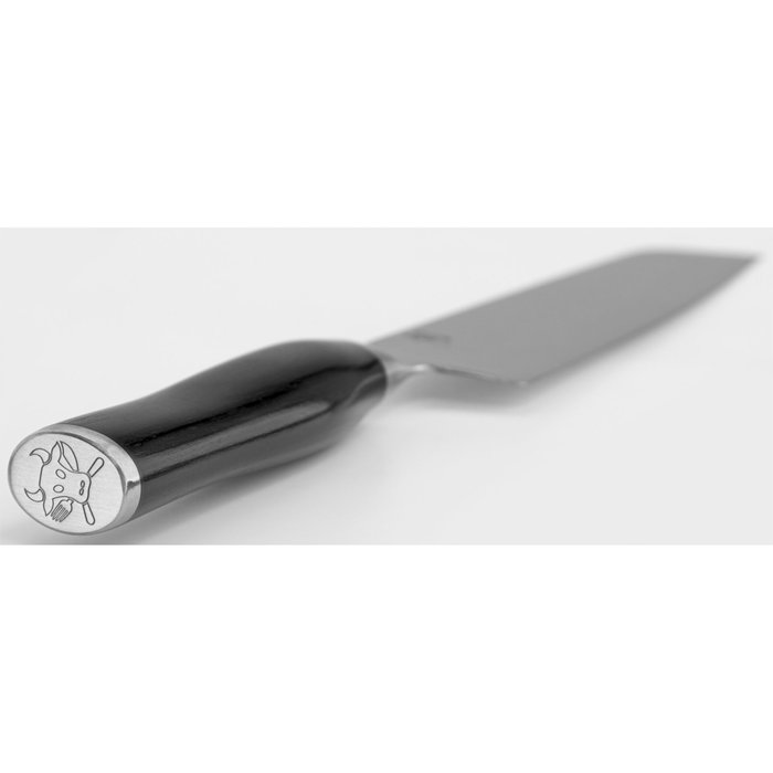 Kai Shun Premier Tim Mälzer Minamo Santoku 20cm de acero Damascus con mango de Pakkawood negro