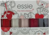 Essie The Mini Classics Nail Polish Gift Set de 5 ml con 4 colores, Base y Top Coat Essie The Mini Classics Nail Polish Gift Set de 5 ml con 4 colores, Base y Top Coat