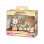 Sylvanian Families Set de Accesorios de Baño para Conejos Chocolate con Figura y Accesorios