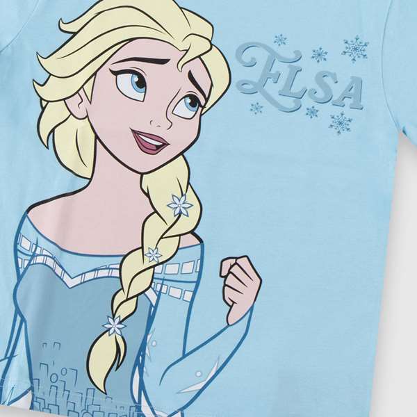 Cerdá Camiseta Corta Frozen 5 Años Single Jersey Niña