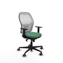 PIQUERAS Y CRESPO Silla de oficina Jorquera Verde Esmeralda y Blanco