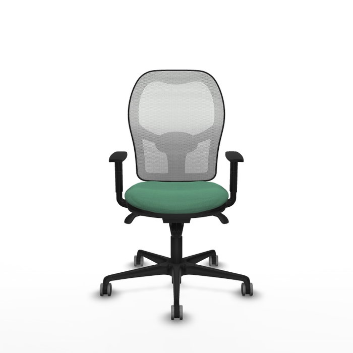 PIQUERAS Y CRESPO Silla de oficina Jorquera Verde Esmeralda y Blanco PIQUERAS Y CRESPO Silla de oficina Jorquera Verde Esmeralda y Blanco