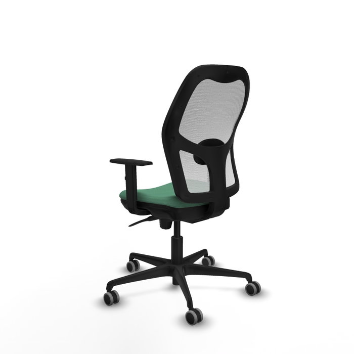 PIQUERAS Y CRESPO Silla de oficina Jorquera Verde Esmeralda y Blanco PIQUERAS Y CRESPO Silla de oficina Jorquera Verde Esmeralda y Blanco
