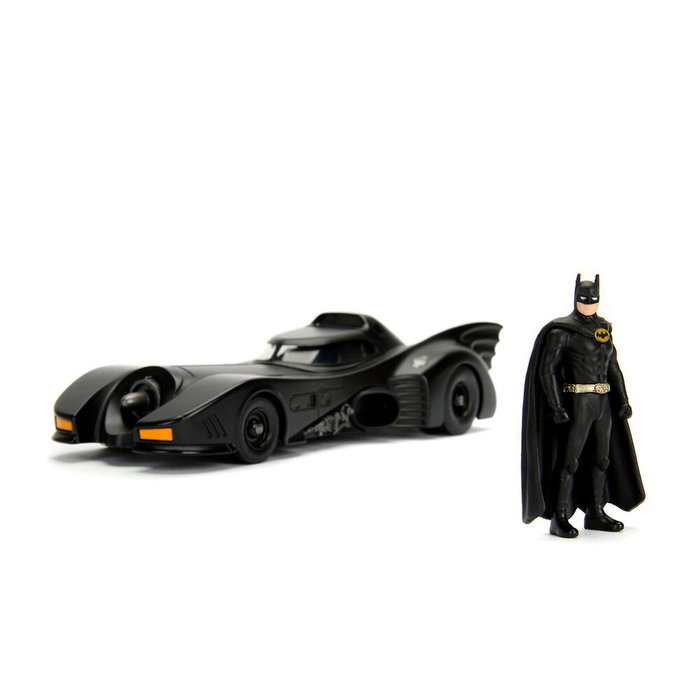 JADA TOYS Batman Figura + Batmovil Metal 1:24 DC Comics JADA TOYS Batman Figura + Batmovil Metal 1:24 DC Comics