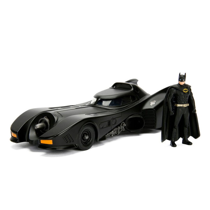 JADA TOYS Batman Figura + Batmovil Metal 1:24 DC Comics JADA TOYS Batman Figura + Batmovil Metal 1:24 DC Comics