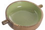 DKD Home Decor Centro de Mesa de Mango Lacado, Set de 2 Unidades, Beige y Verde