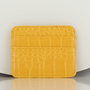 Zoozie Bags Cartera y Tarjetero de Piel Amarillo 2453 con 4 Fundas para Tarjetas y Funda para Billetes 10.5 x 8.5 cm