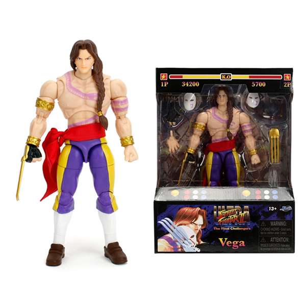 JADA TOYS Figura Vega Ultra Street Fighter II 15cm JADA TOYS Figura Vega Ultra Street Fighter II 15cm