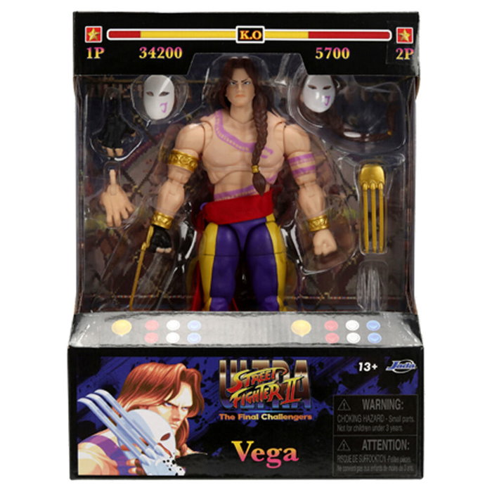 Jada Toys Ultra Street Fighter II: The Final Challengers Figura 1/12 Vega 15 cm