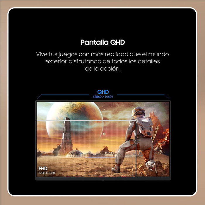 Samsung Odyssey G53F 27 pulg. QHD IPS 200 Hz Negro