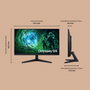 Samsung Odyssey G53F 27 pulg. QHD IPS 200 Hz Negro