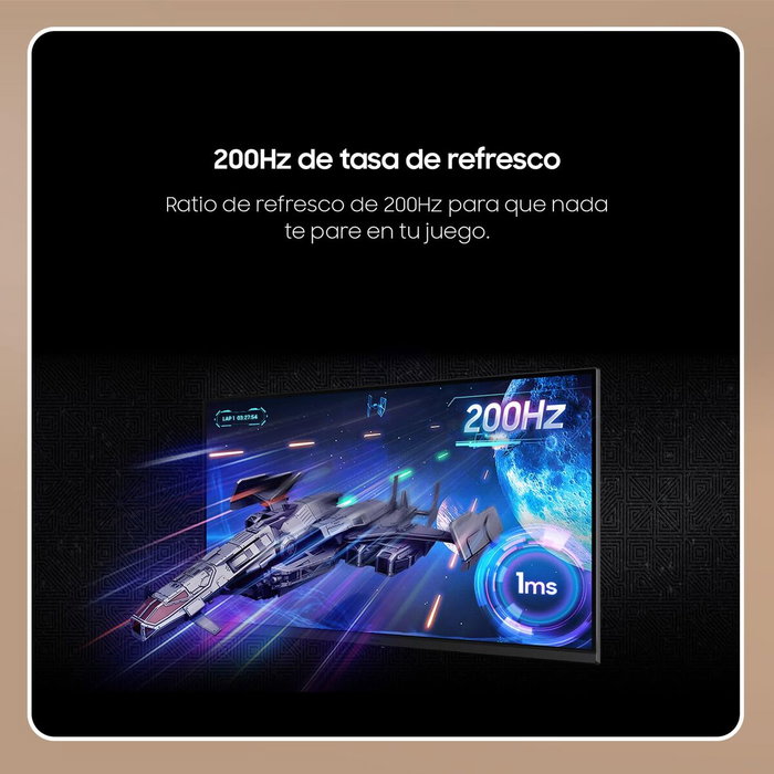 Samsung Odyssey G53F 27 pulg. QHD IPS 200 Hz Negro