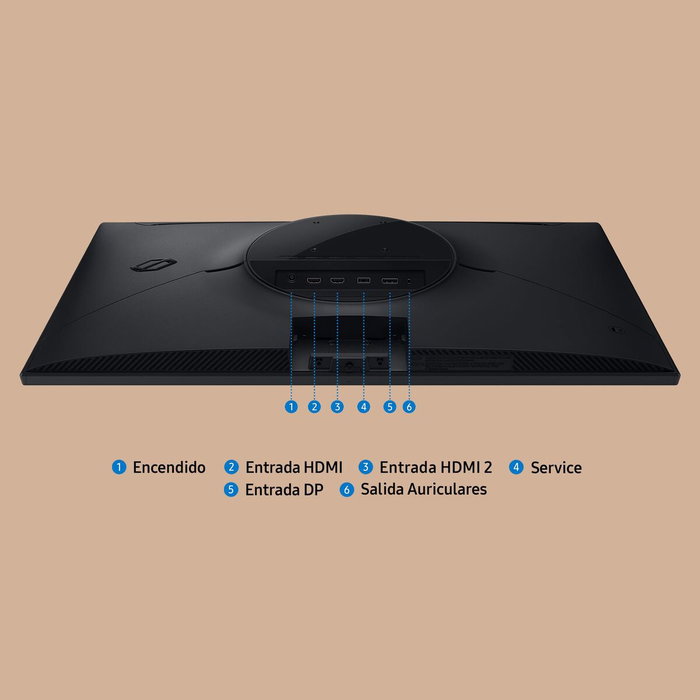 Samsung Odyssey G53F 27 pulg. QHD IPS 200 Hz Negro