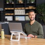 Fellowes Soporte Elevador I-Spire para Portátiles hasta 17 pulgadas, Blanco