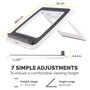Fellowes Soporte Elevador para Portátil Spire Series Blanco y Gris para 17 pulgadas