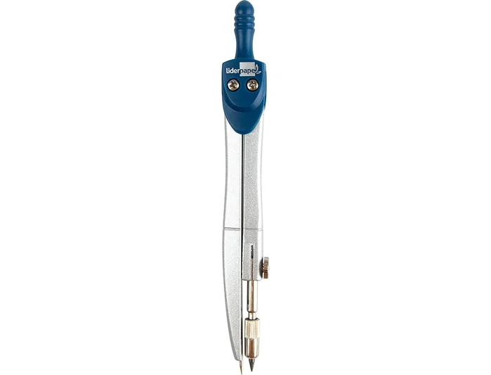 Liderpapel Compás Técnico Escolar Articulado con Minas de 2 mm Liderpapel Compás Técnico Escolar Articulado con Minas de 2 mm