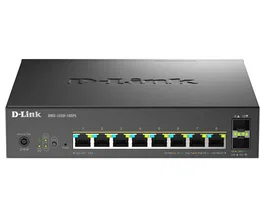 D-Link DMS-1250-10SPL Switch Gestionado L2/L3 2.5G Ethernet PoE Montaje en Rack Negro