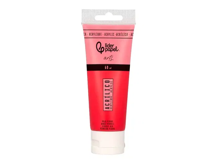 Liderpapel Pintura acrilica Rojo pirrol 60 ml Liderpapel Pintura acrilica Rojo pirrol 60 ml