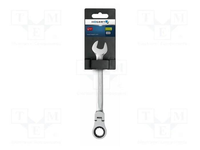 HÖGERT TECHNIK Llave plana-estriada con trinquete y junta de 19 mm HÖGERT TECHNIK Llave plana-estriada con trinquete y junta de 19 mm