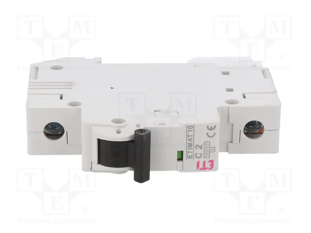 ETI POLAM Interruptor magnetotérmico ETIMAT 10 1P C2 2A 10kA
