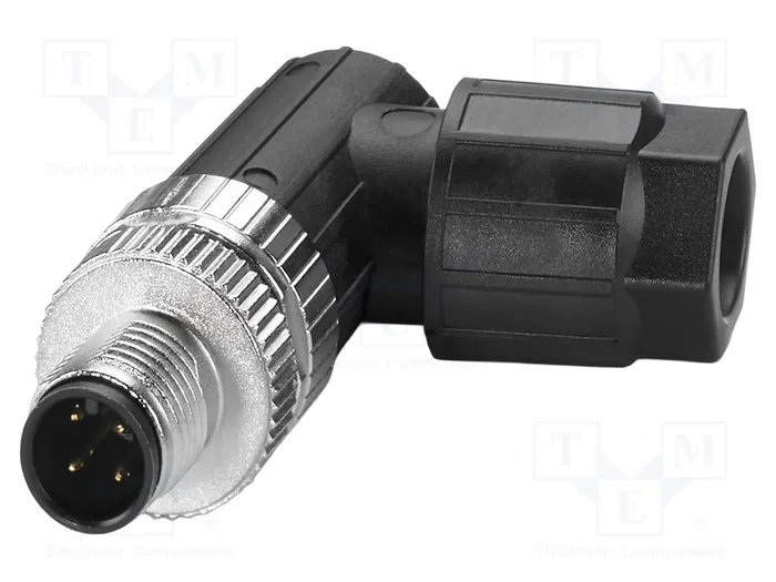 PHOENIX CONTACT Conector M12 de 4 pines, angular, IP65 PHOENIX CONTACT Conector M12 de 4 pines, angular, IP65