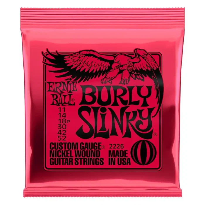ERNIEBALL Juego Cuerdas Guitarra Eléctrica Slinky Burly 11-52 ERNIEBALL Juego Cuerdas Guitarra Eléctrica Slinky Burly 11-52