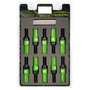 Omp Speed Juego de 20 Tornillos M12x1.25 con Protector Verde