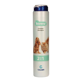 Calier Kawu Champú 2 en 1 para Perros - Limpieza y Cuidado en 250 ml