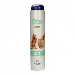 Calier Kawu Champú 2 en 1 para Perros - Limpieza y Cuidado en 250 ml