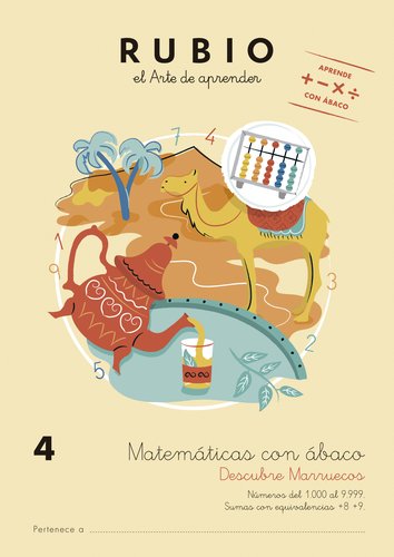 Cuaderno Rubio A4 Matematicas Con Abaco 4 - Descubre Marruecos (5-6 Años) (Set de 5) Cuaderno Rubio A4 Matematicas Con Abaco 4 - Descubre Marruecos (5-6 Años) (Set de 5)