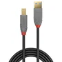 Lindy Cable USB 3.2 Gen 1 Anthra Line Tipo A a B, 5 m, Negro
