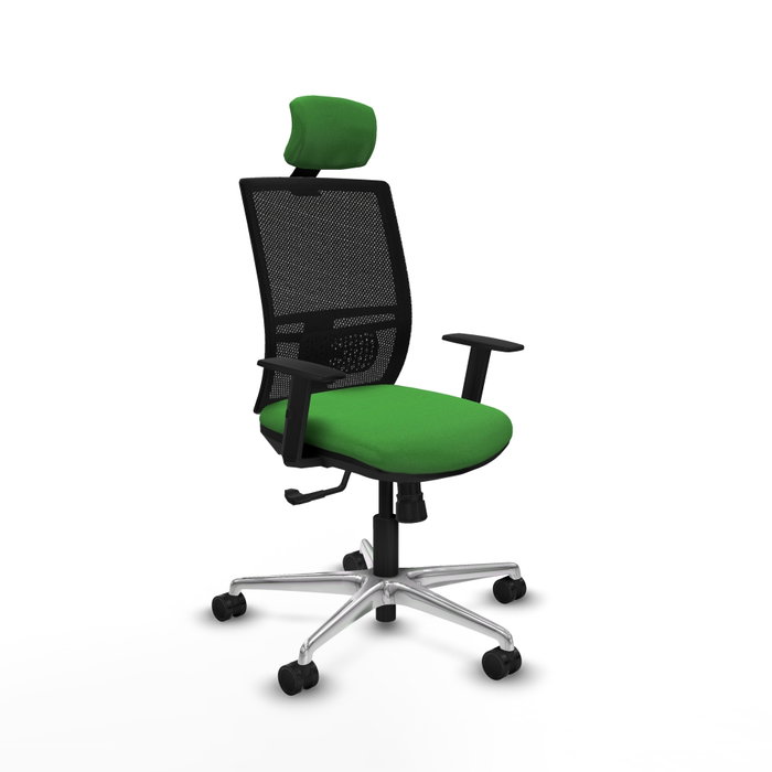 PIQUERAS Y CRESPO Silla de oficina Yunquera con mecanismo Sincro Verde y Negro PIQUERAS Y CRESPO Silla de oficina Yunquera con mecanismo Sincro Verde y Negro