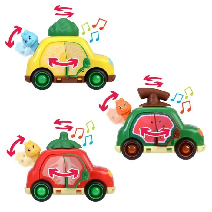 Dickie Toys ABC Fruit Friends 3 modelos - Funciones de sonido y accesorios - A partir de 12 meses Dickie Toys ABC Fruit Friends 3 modelos - Funciones de sonido y accesorios - A partir de 12 meses
