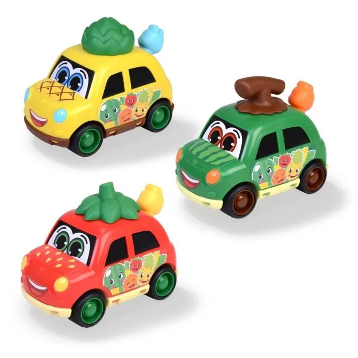 Dickie Toys ABC Fruit Friends 3 modelos - Funciones de sonido y accesorios - A partir de 12 meses Dickie Toys ABC Fruit Friends 3 modelos - Funciones de sonido y accesorios - A partir de 12 meses