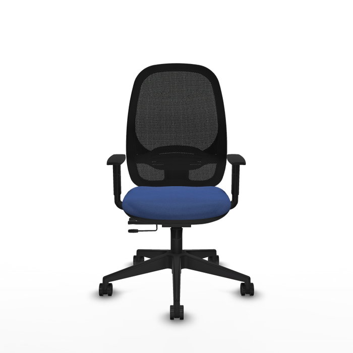 PIQUERAS Y CRESPO Silla de oficina Cilanco Azul marino y Negro