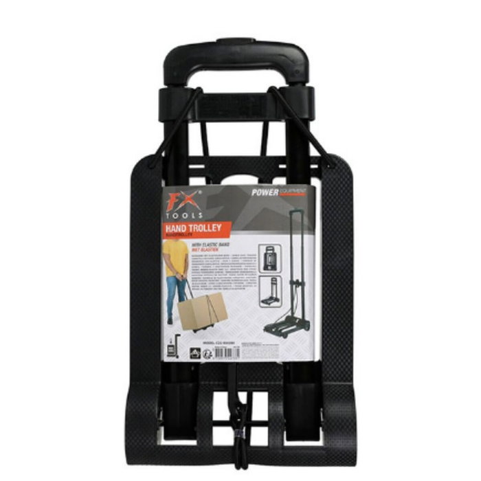 Fx Tools Carrito de mano plegable negro