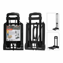 Fx Tools Carrito de mano plegable negro