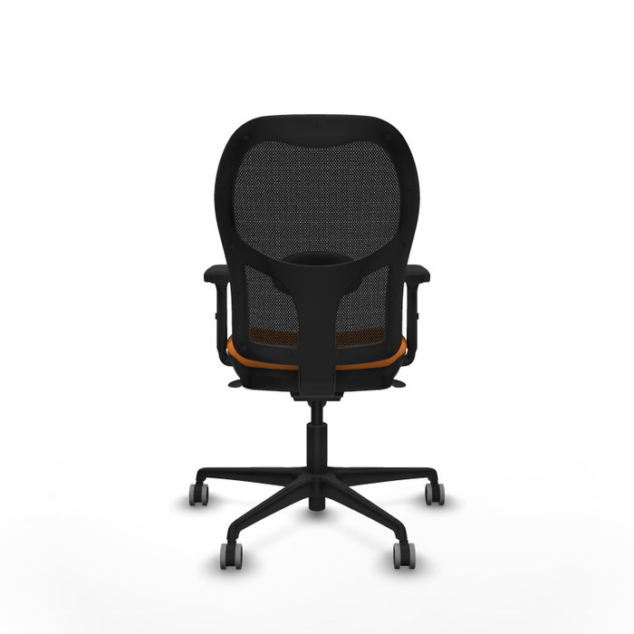 PIQUERAS Y CRESPO Silla de oficina Jorquera Sincro Naranja y Negro PIQUERAS Y CRESPO Silla de oficina Jorquera Sincro Naranja y Negro