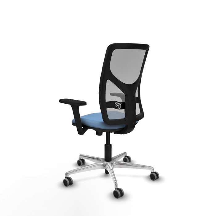 PIQUERAS Y CRESPO Silla de oficina Motilla con mecanismo Sincro, Azul cielo y Gris PIQUERAS Y CRESPO Silla de oficina Motilla con mecanismo Sincro, Azul cielo y Gris