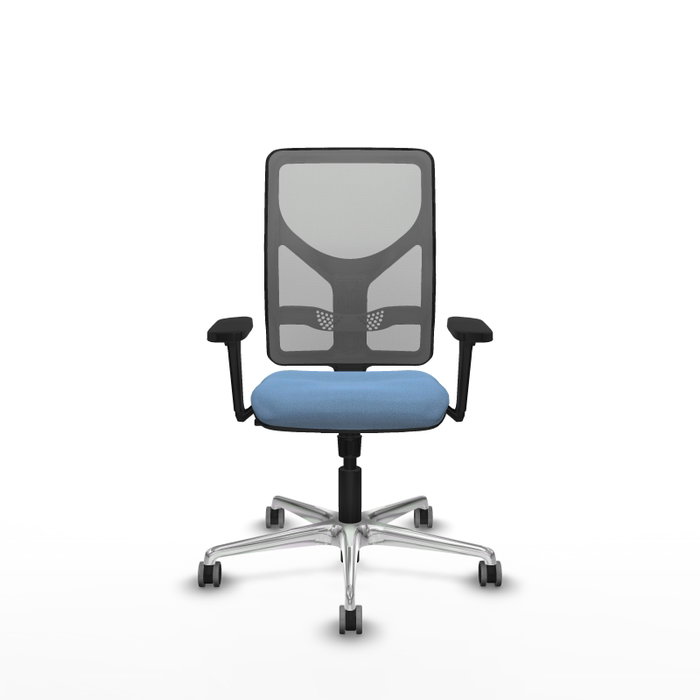 PIQUERAS Y CRESPO Silla de oficina Motilla con mecanismo Sincro, Azul cielo y Gris PIQUERAS Y CRESPO Silla de oficina Motilla con mecanismo Sincro, Azul cielo y Gris