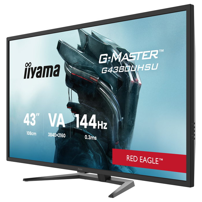 iiyama G-MASTER G4380UHSU-B2 Monitor Gaming 43 pulg. 4K UHD 144 Hz VA Negro
