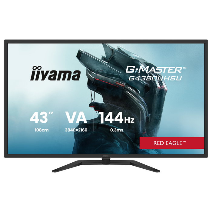 iiyama G-MASTER G4380UHSU-B2 Monitor Gaming 43 pulg. 4K UHD 144 Hz VA Negro