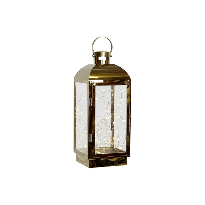 DKD Home Decor Farola LED Inox Dorado IP20 80L