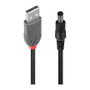 Lindy Cable USB a DC 2.1mm/5.5mm 1,5m Negro