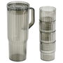 Day Jarra 1,2 L con Tapa y 4 Vasos Apilables - Set de Plástico